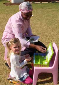 Queen & Emily in the Garden