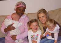 Queen, Sarah Brown and Sarah's three young children